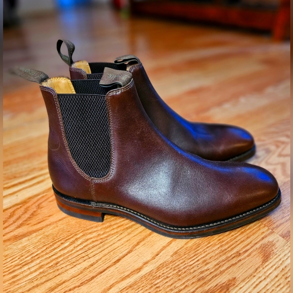 Men's loake 1880 Chatsworth boot Size 8.5 brown